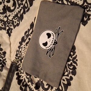 Nightmare Before Christmas Canvas Makeup Bag or Clutch
